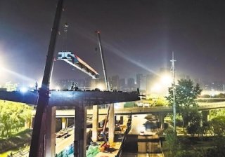 湖北武漢首個(gè)裝配式高架橋工程迎來(lái)關(guān)鍵進(jìn)展